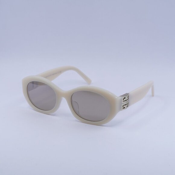 🕶️ New Givenchy GV40091F 25G Sunglasses - Shiny Ivory Frame - Picture 1 of 8
